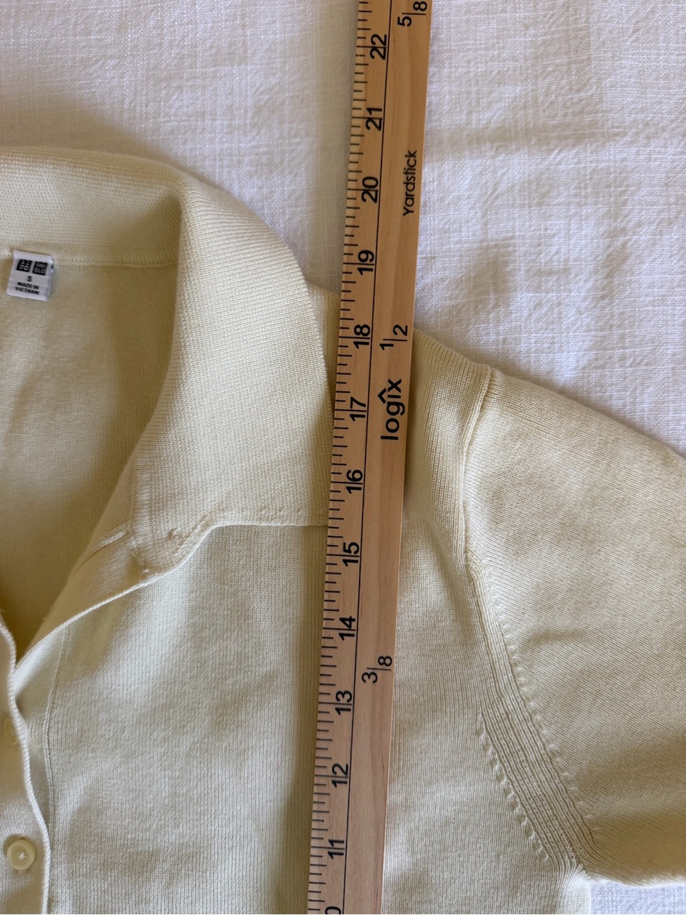 Uniqlo P Yellow Polo-Knit Short Sleeve Top - Picture 9 of 9